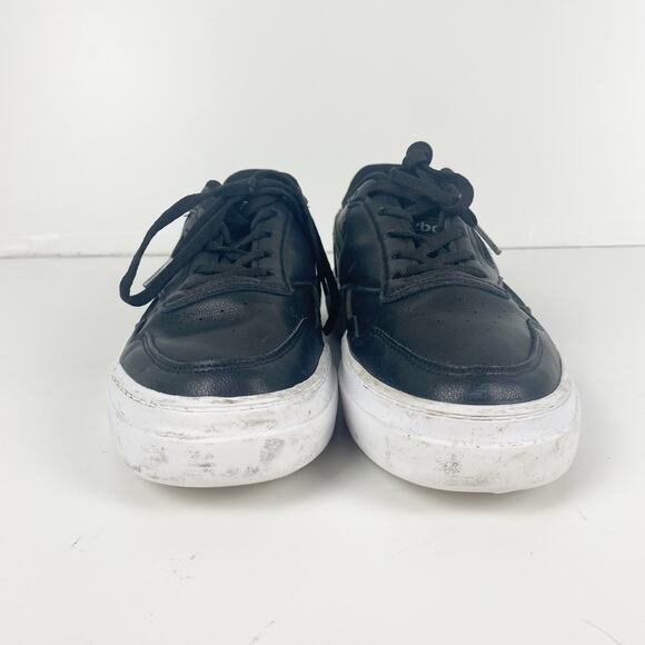 Reebok Classic Club C 85 Black Iridescent Sneakers Women’s Size 6 - Picture 3 of 11